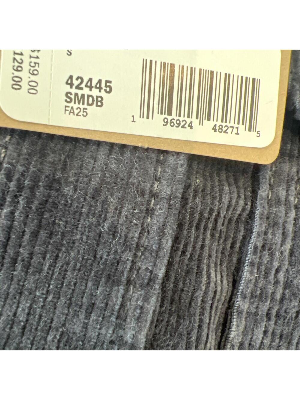 Patagonia Men's Corduroy Heavy-Weight Button Up Shirt Smolder Blue Size S - Picture 13 of 13